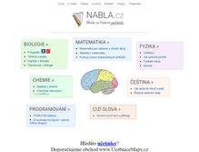 Tablet Screenshot of nabla.cz
